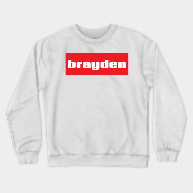 Brayden Crewneck Sweatshirt by ProjectX23Red